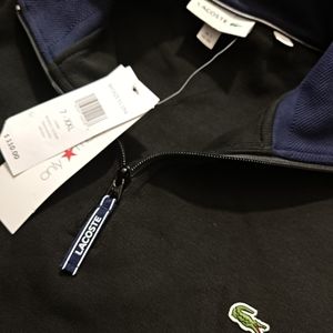 Lacoste Men's Rib Interlock 1/2 Zip Sweatshirt - SH1925-51 - XXL (RUNS SMALL)